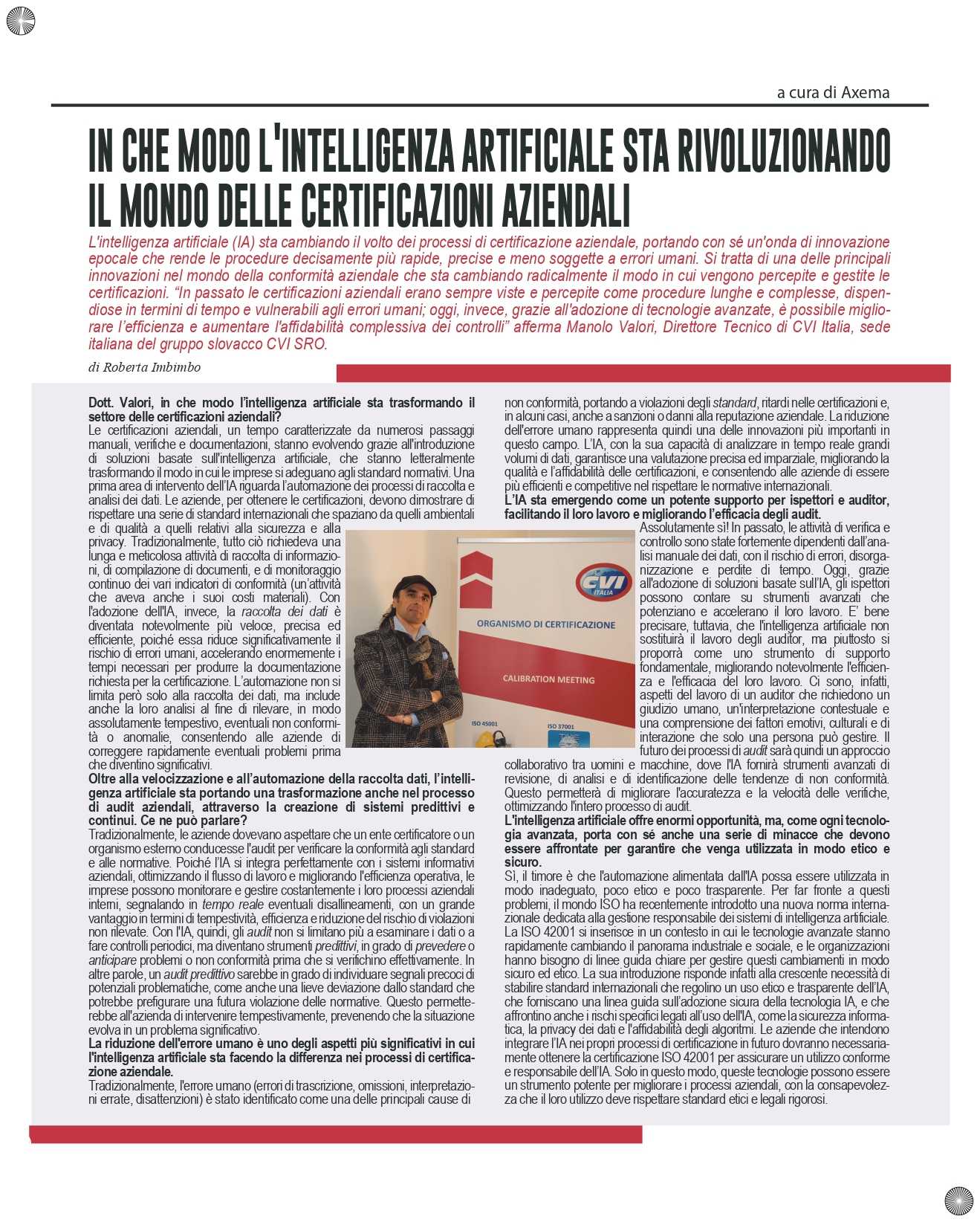 In che modo l'intelligenza artificiale sta rivoluzionando il mondo delle certificazioni aziendali